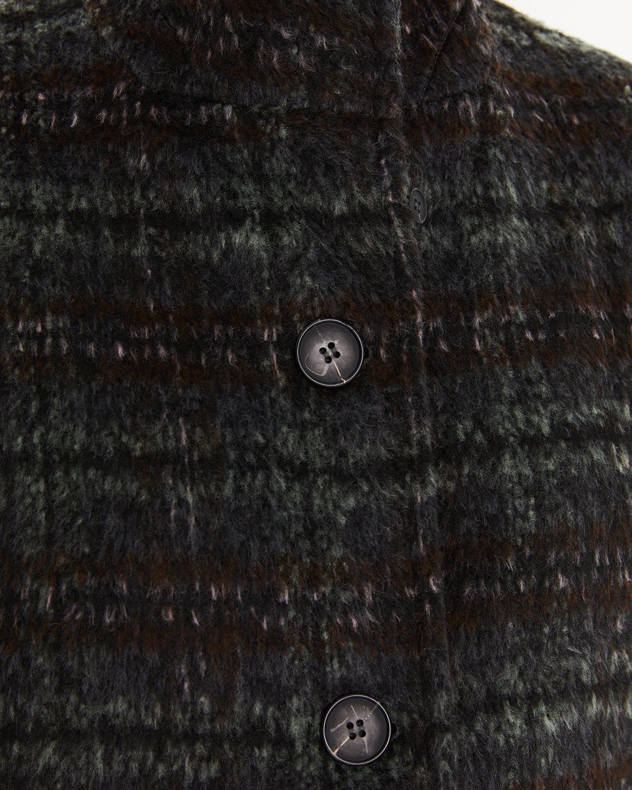 Grand manteau à carreaux