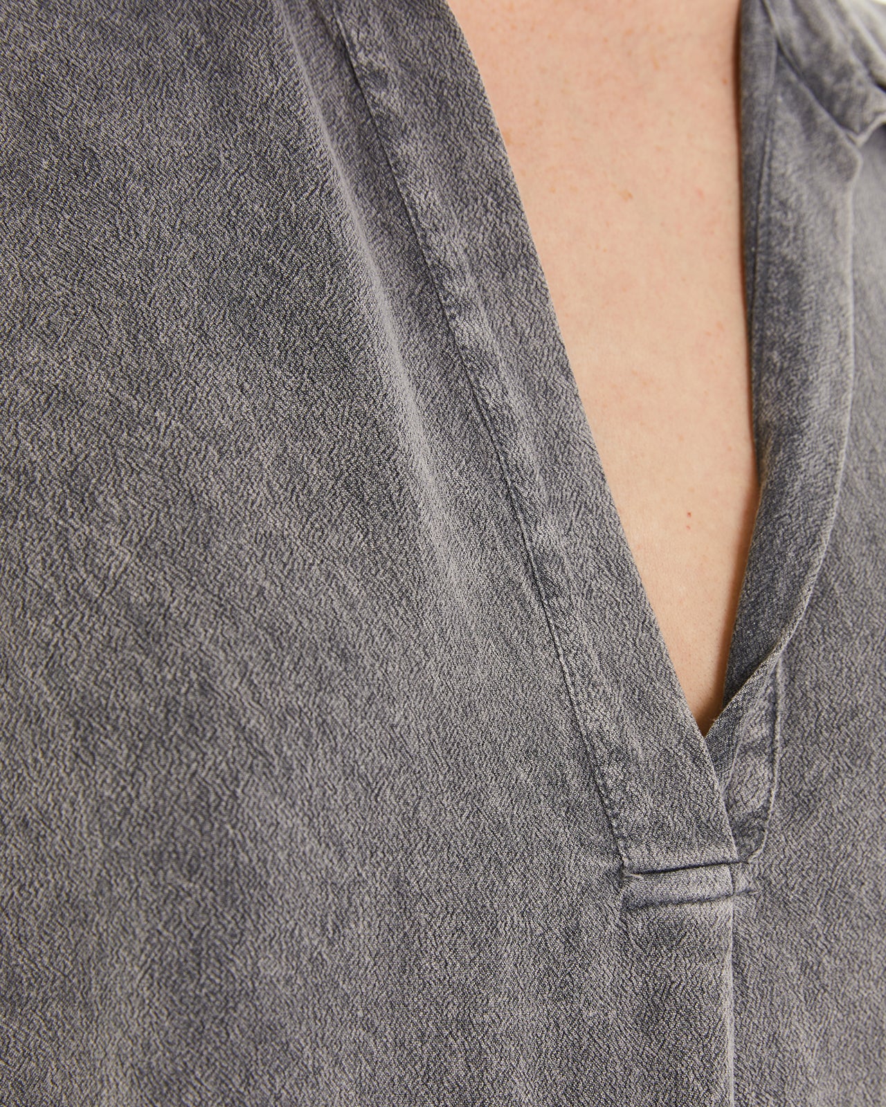 Chemise fluide à col chemise