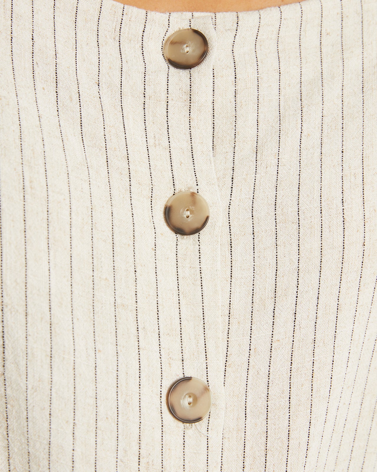 Pinstripe vest