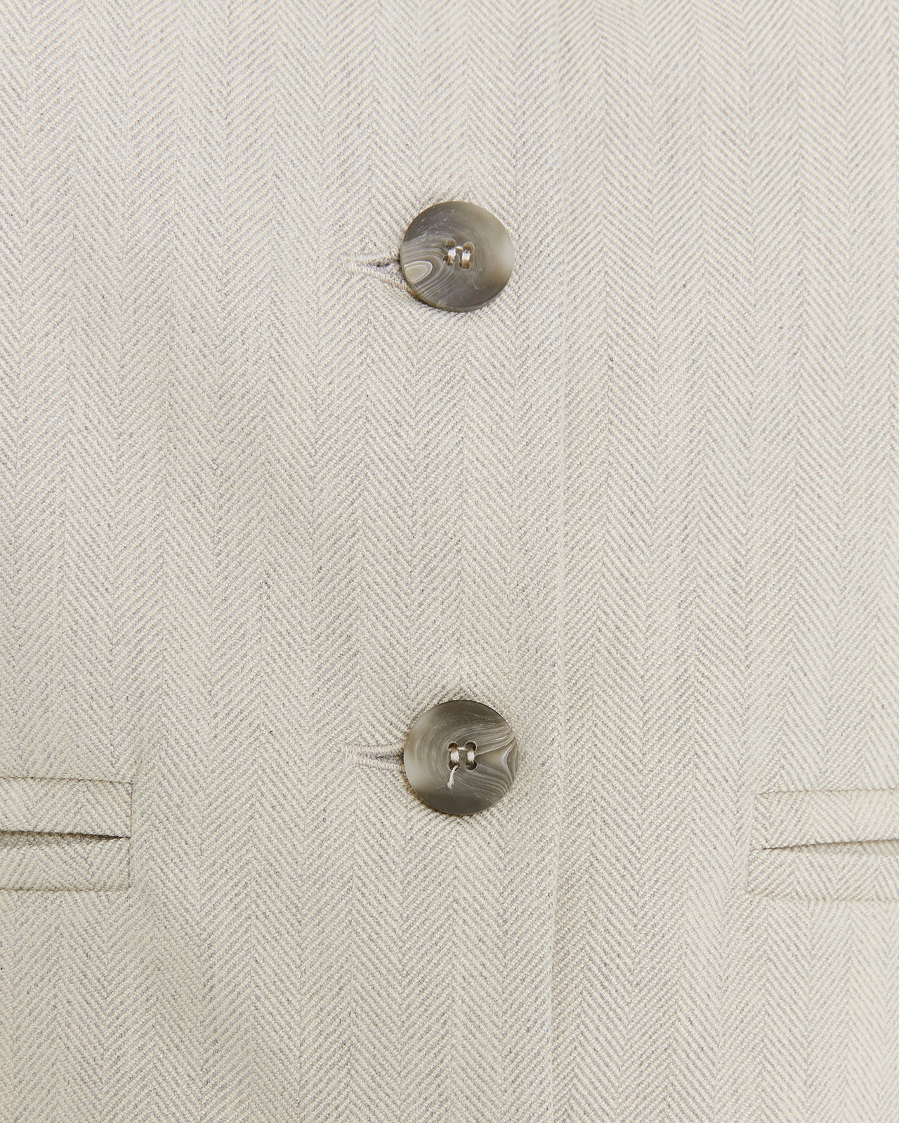 Gilet à chevrons avec pinces