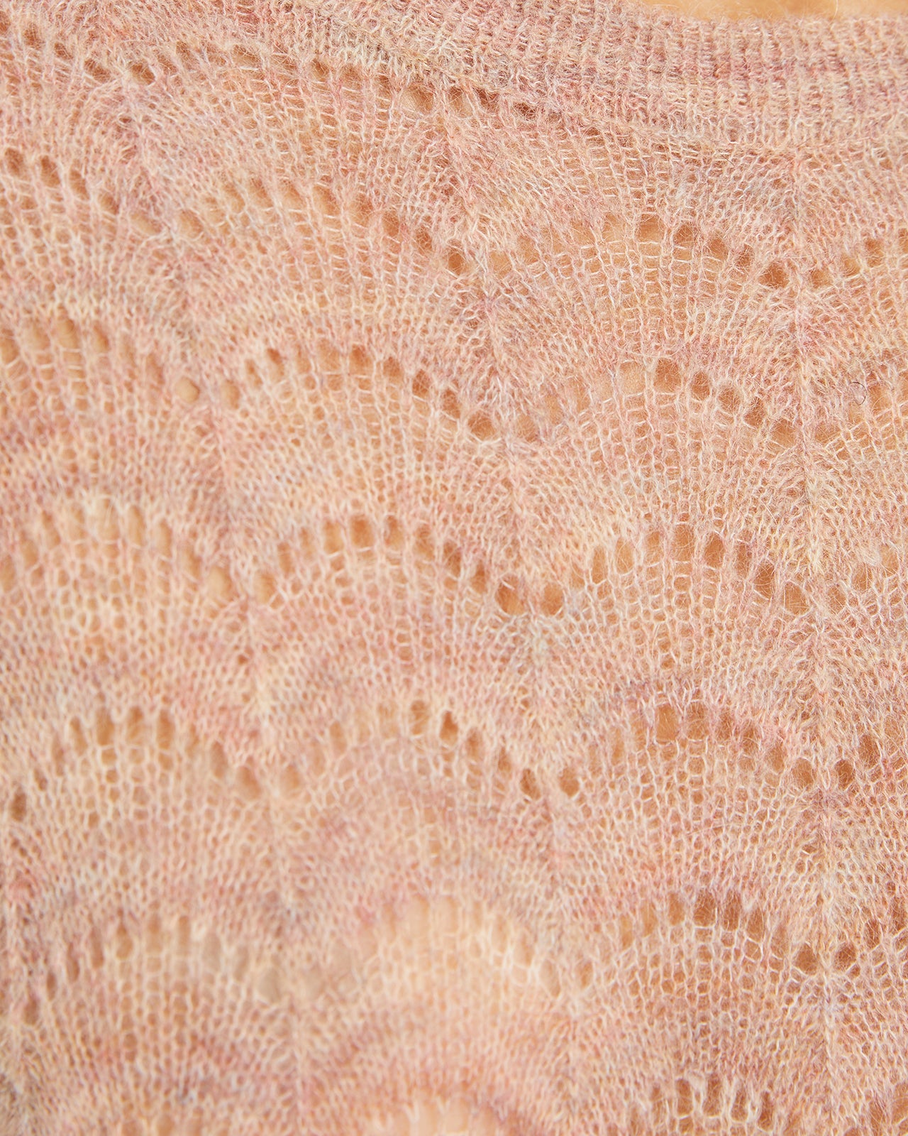 Pull ajouré en mohair