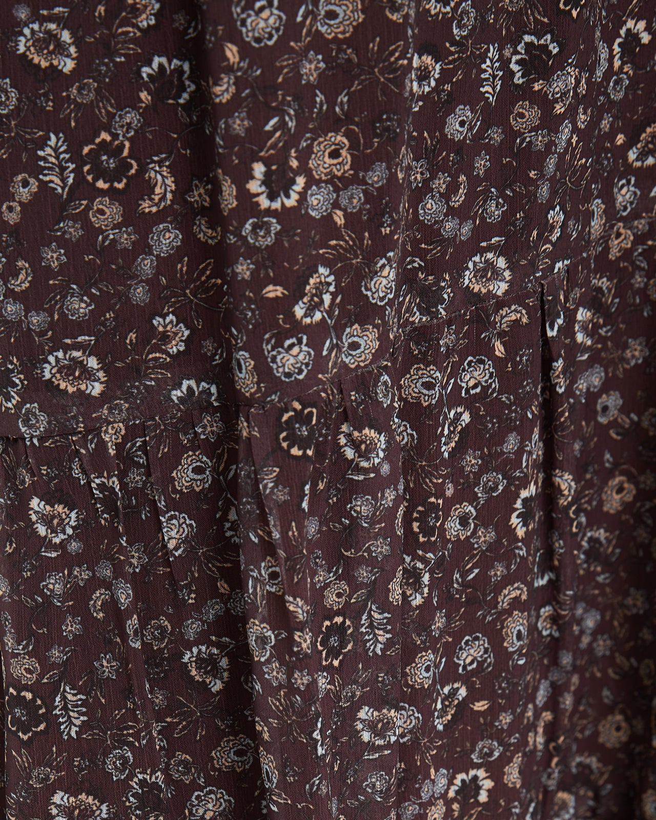 Small floral print long dress