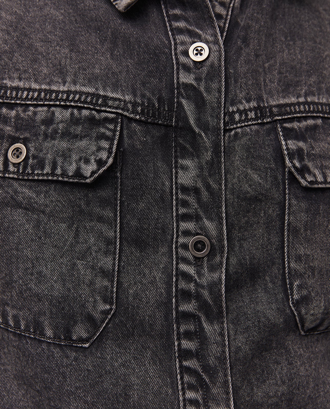 Corrosive effect tencel shirt