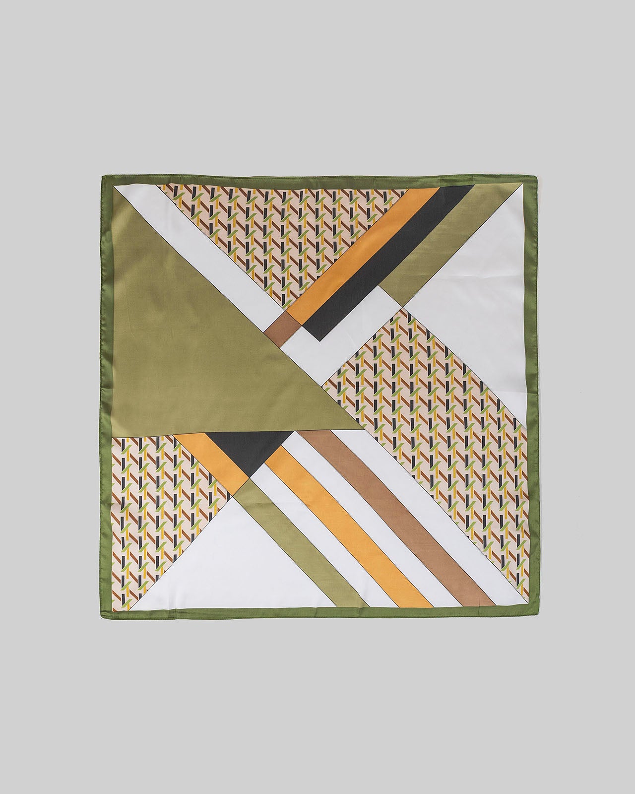 Pañuelo estampado geométrico