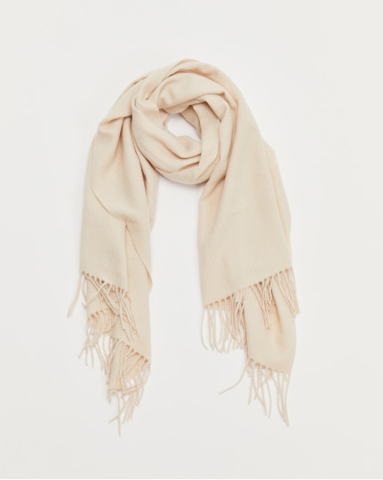 Low beige quilted scarf...