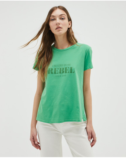 Camiseta rebel verde