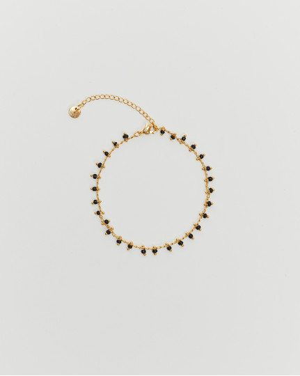 Gold plated bracelet with...