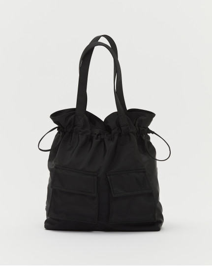 Black shopper bag with...