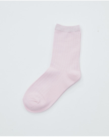 Socks detail lurex pink
