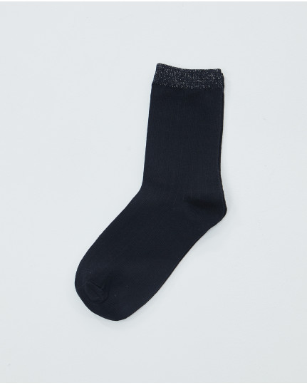 Lurex detail socks