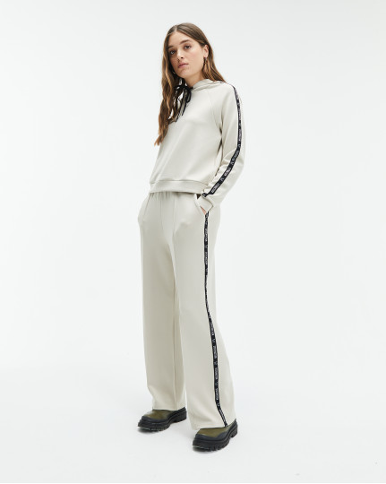 White jogger trousers with...