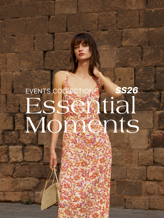Looks de invitada 2026: Cómo brillar en eventos con la colección Essential Moments