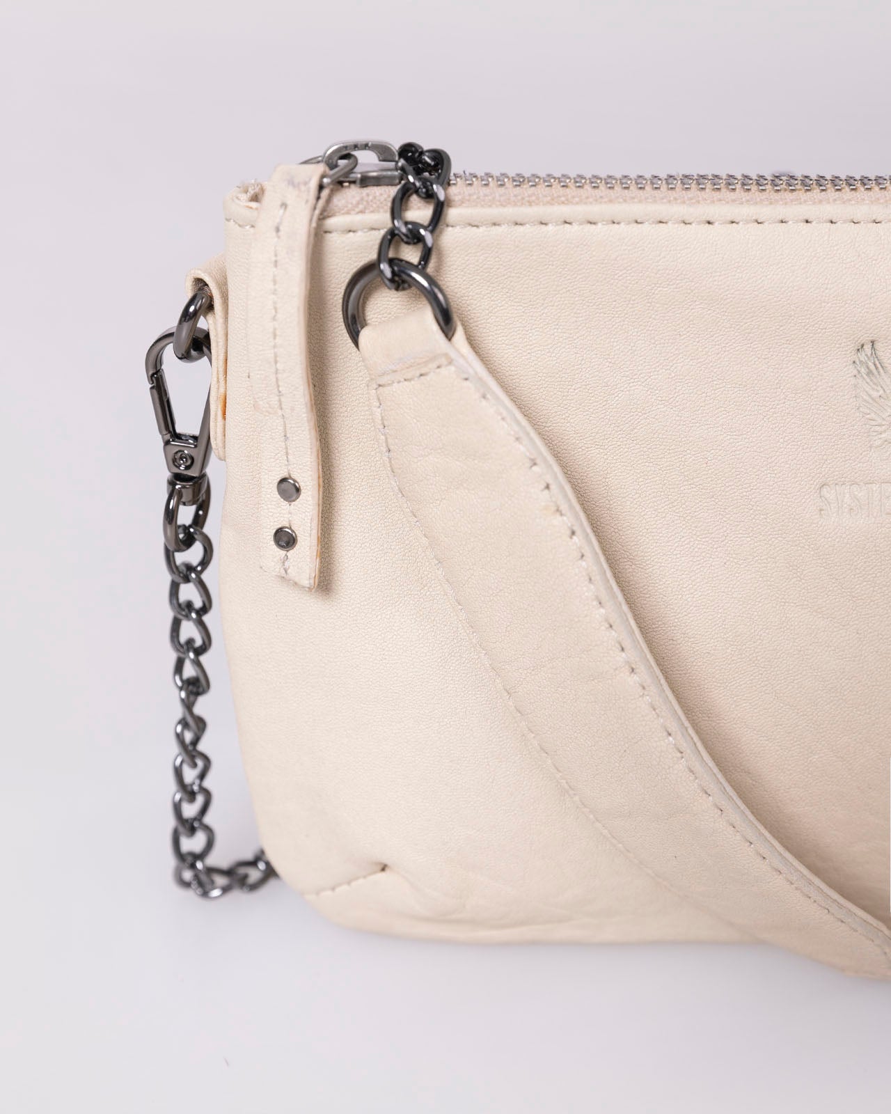 Small crossbody style leather bag