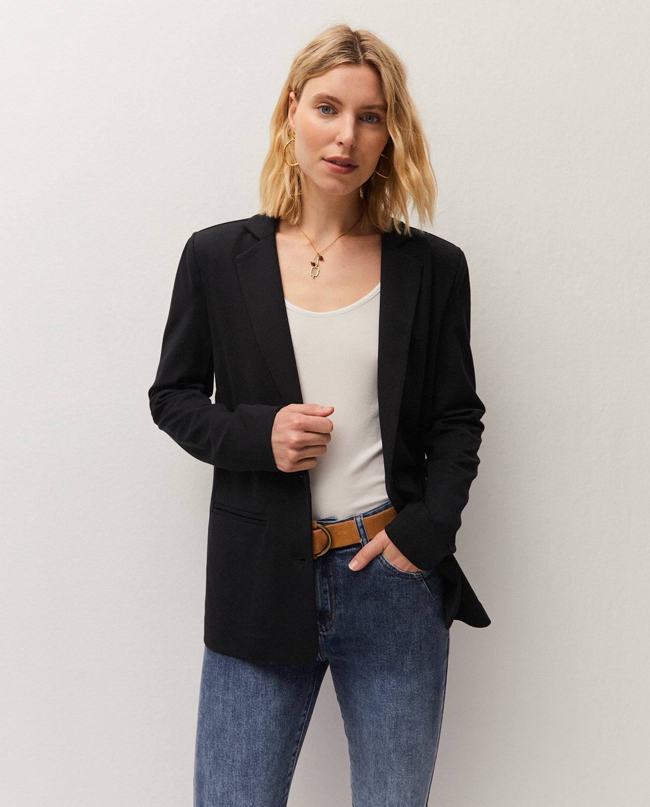 Americana con solapa