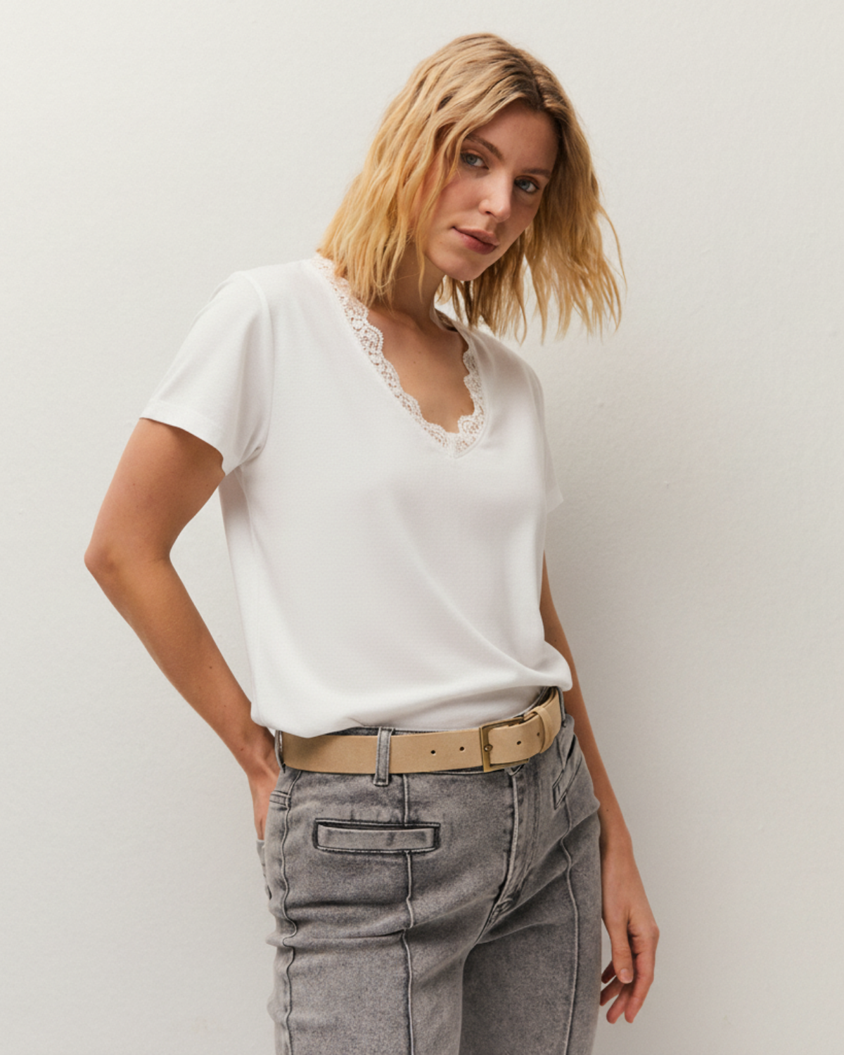 Camiseta puntilla