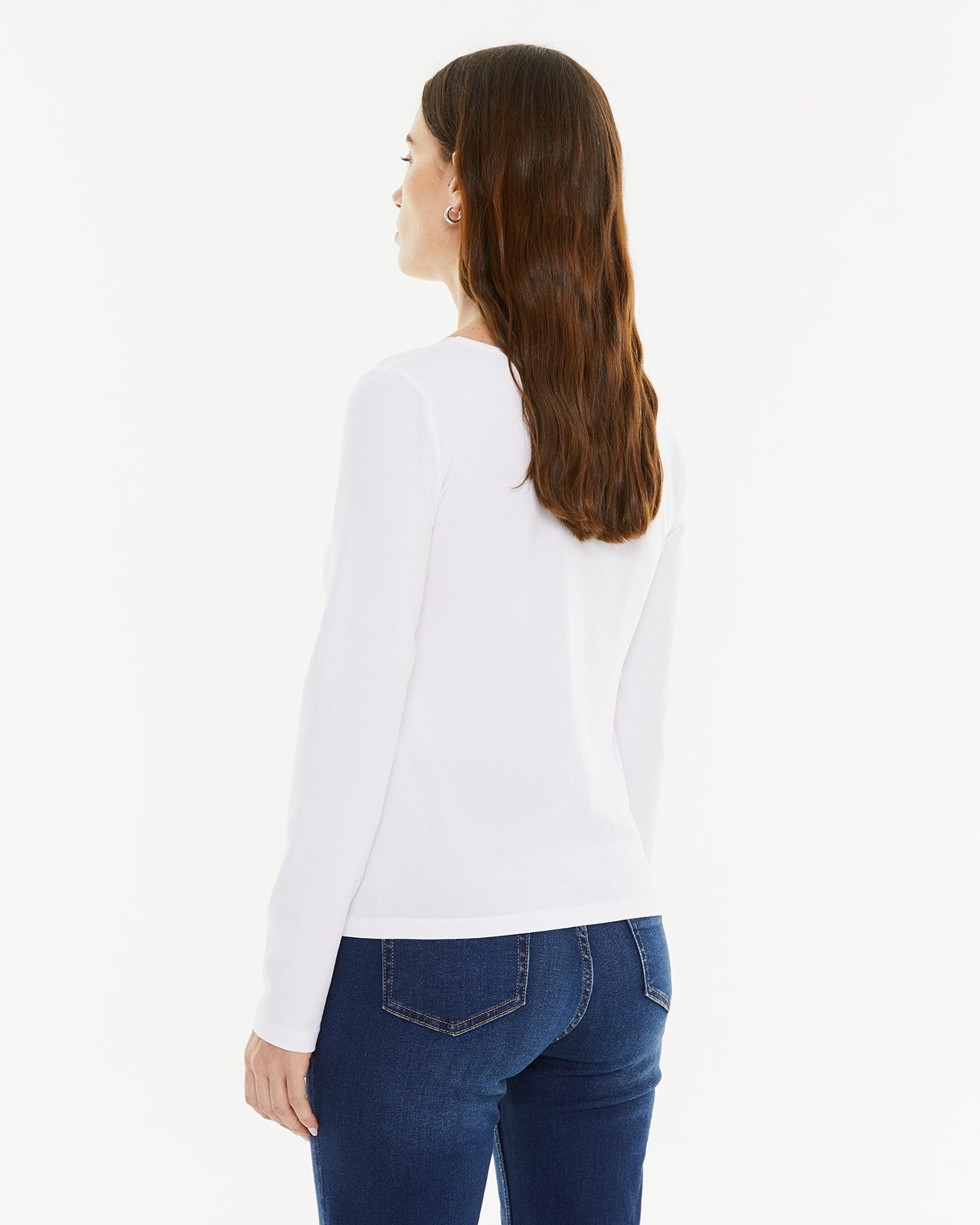 t-shirt basique en dentelle