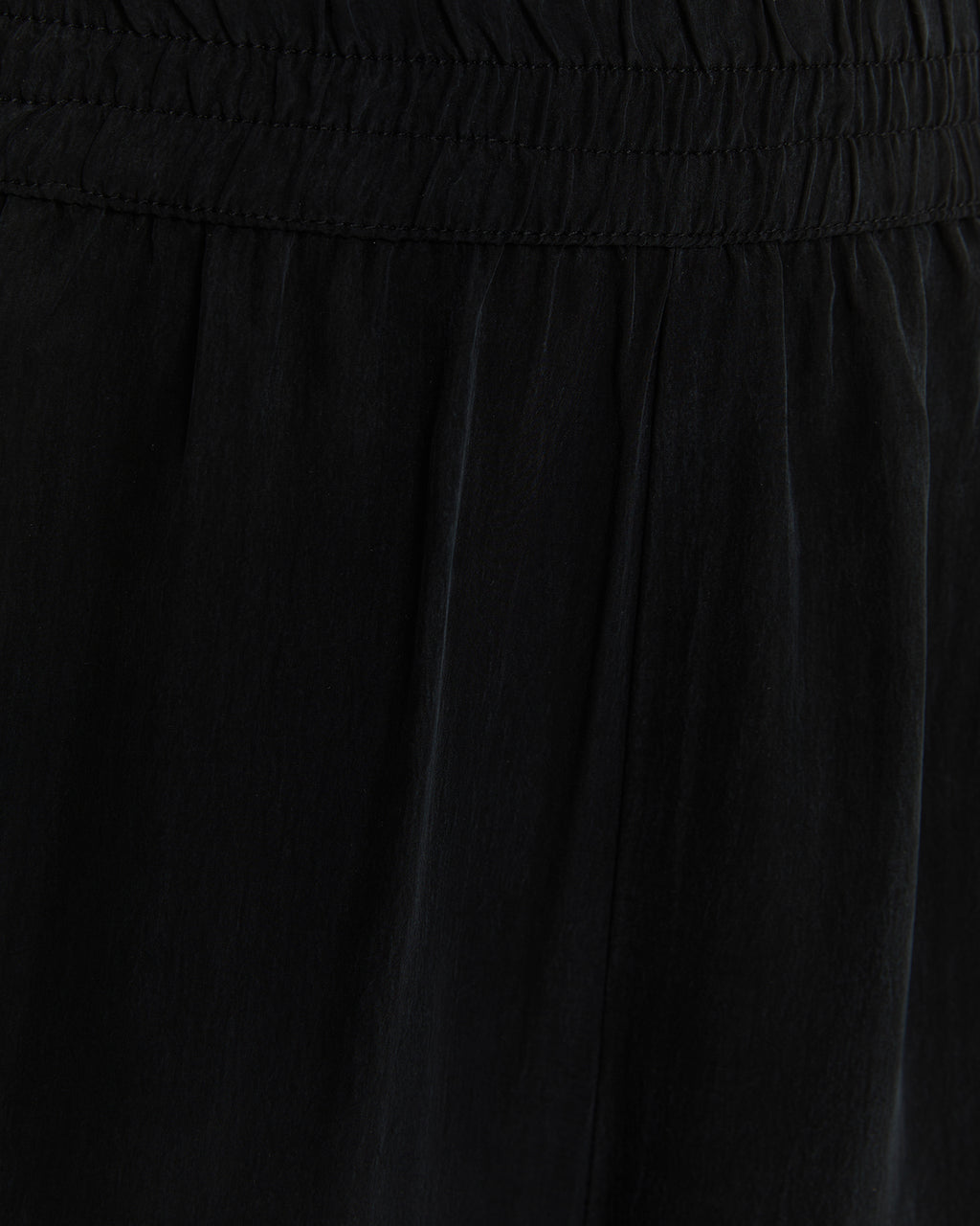 Pantalon long avec ceinture élastique et tissu cupro