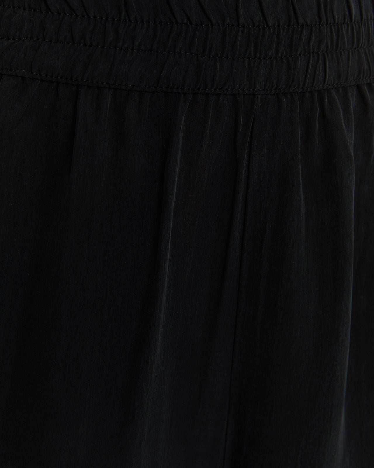 Pantalon long avec ceinture élastique et tissu cupro