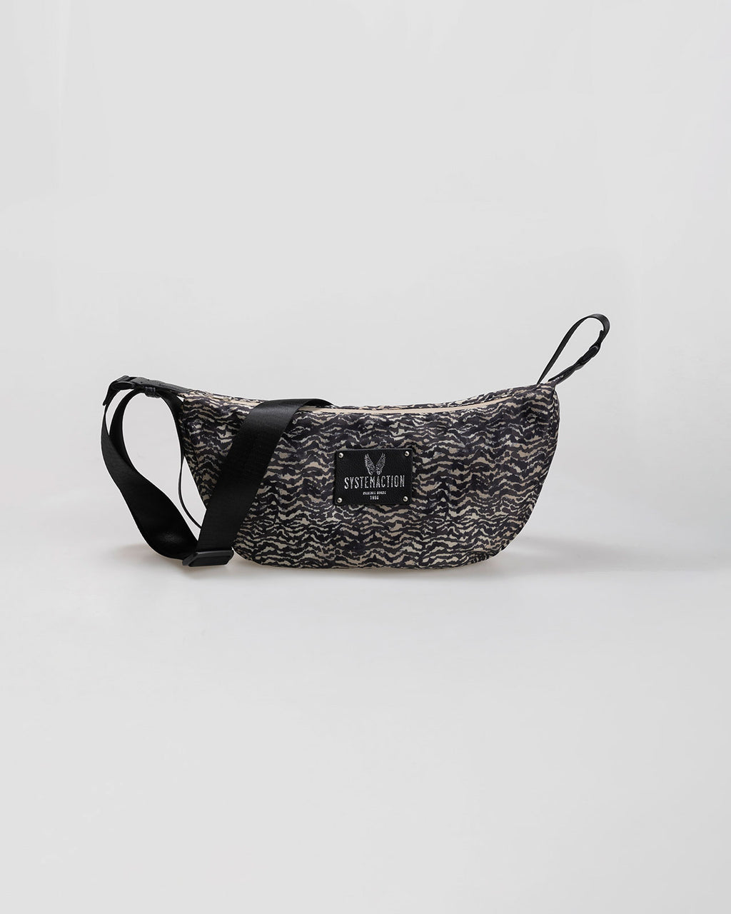 Printed nylon fanny pack bag