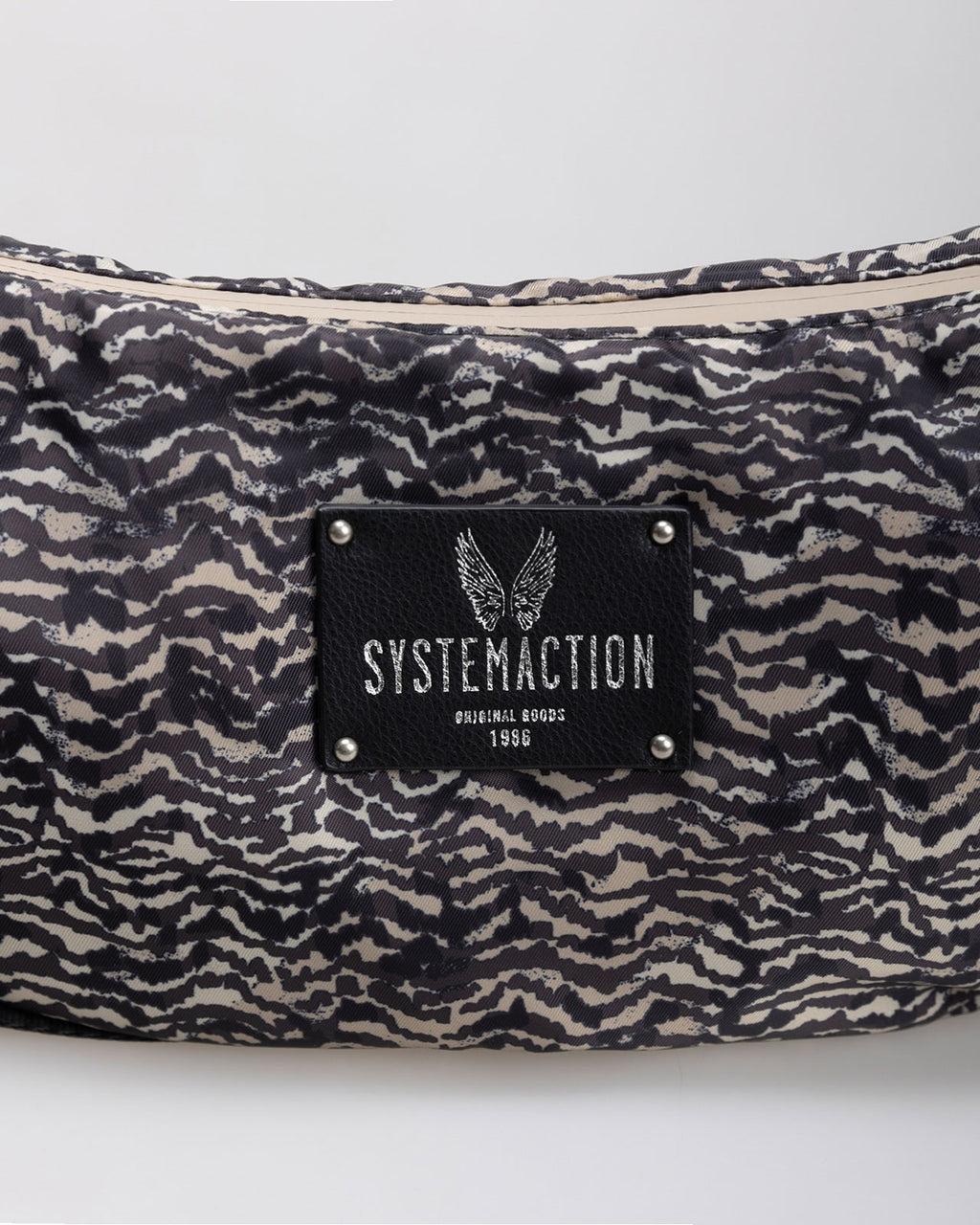 Printed nylon fanny pack bag