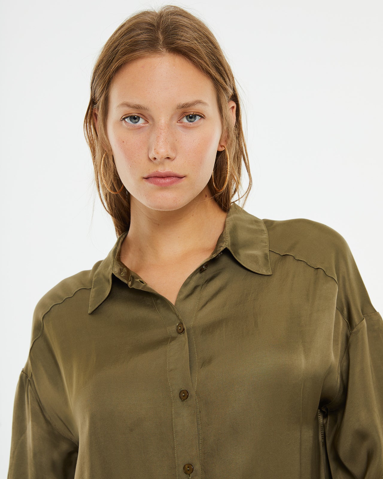 Short sleeve crop shirt