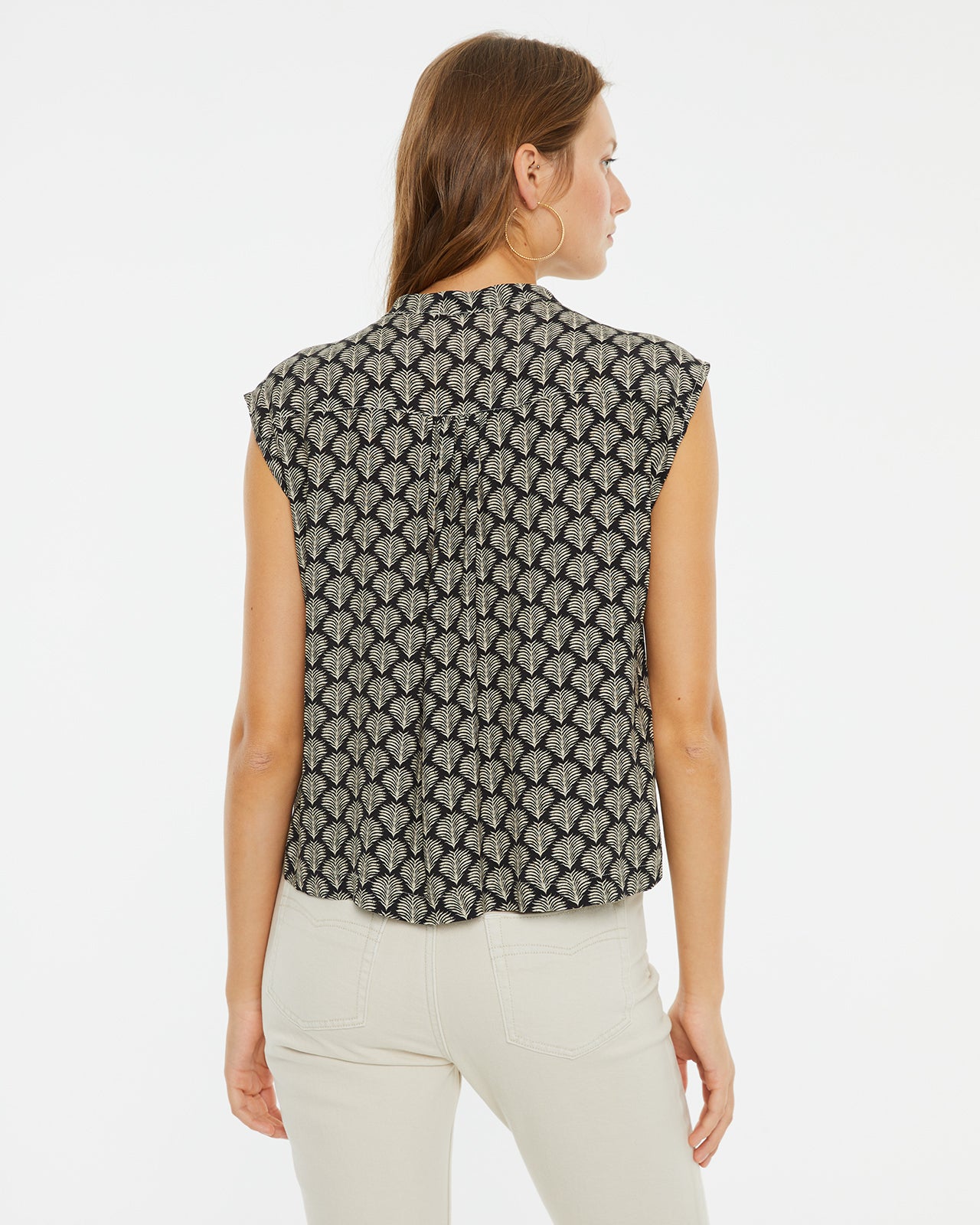 Drop Shoulder Printed Shirt