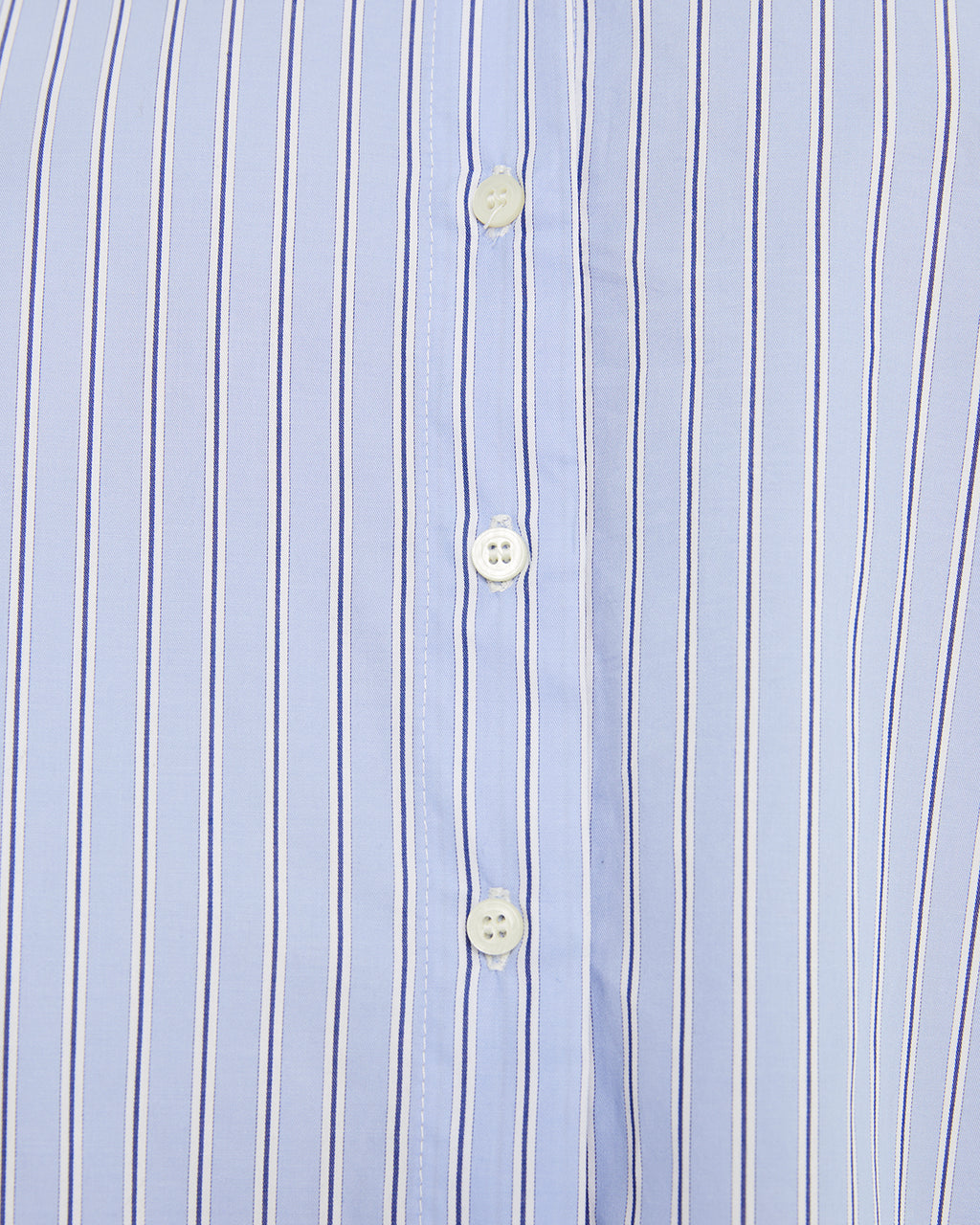 Blue striped shirt with front pocket