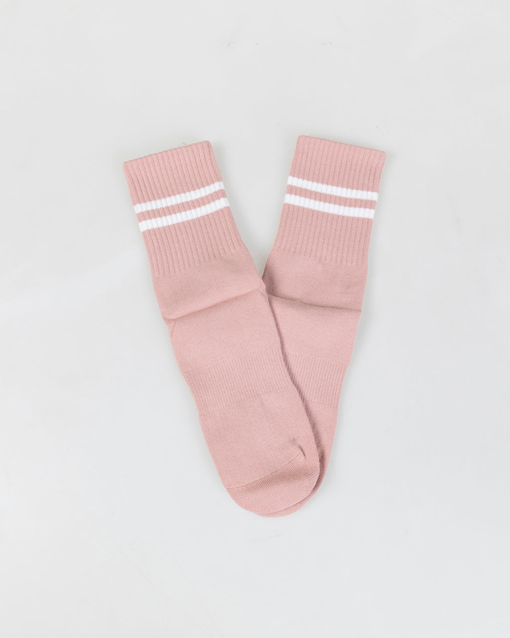 Basic socks with double stripe on the top