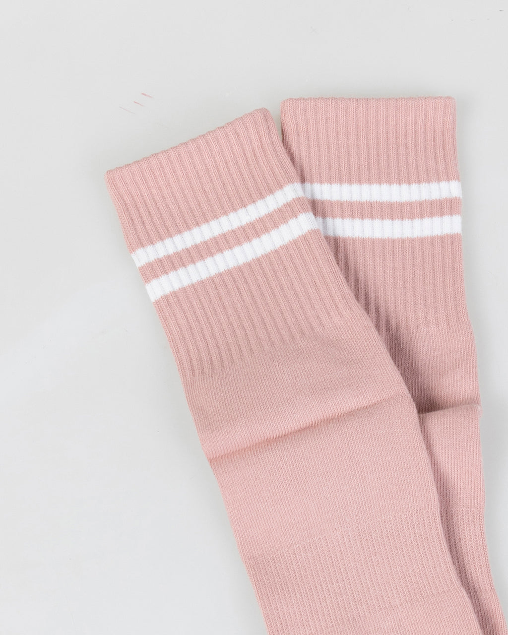 Basic socks with double stripe on the top