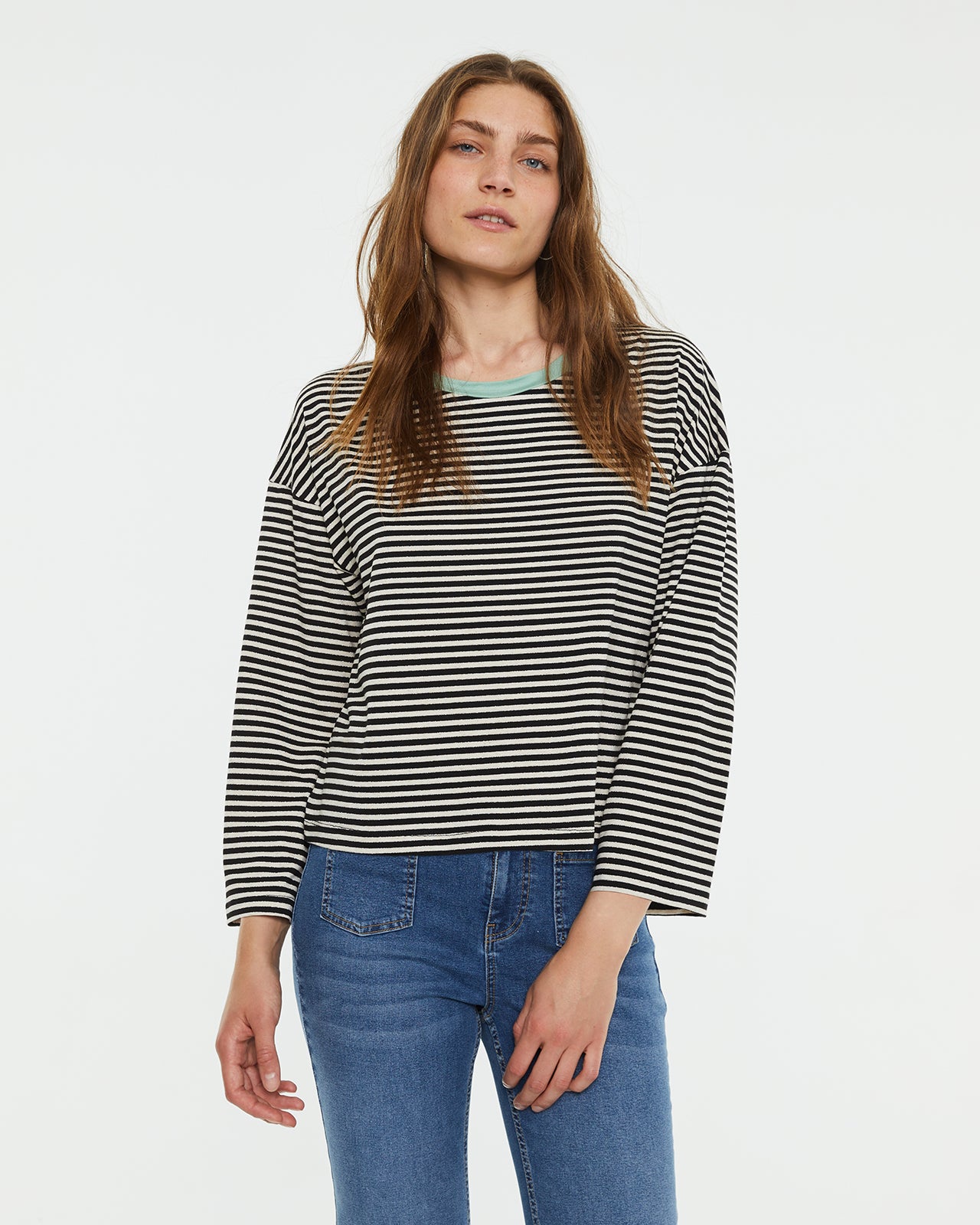 Long sleeve striped t-shirt