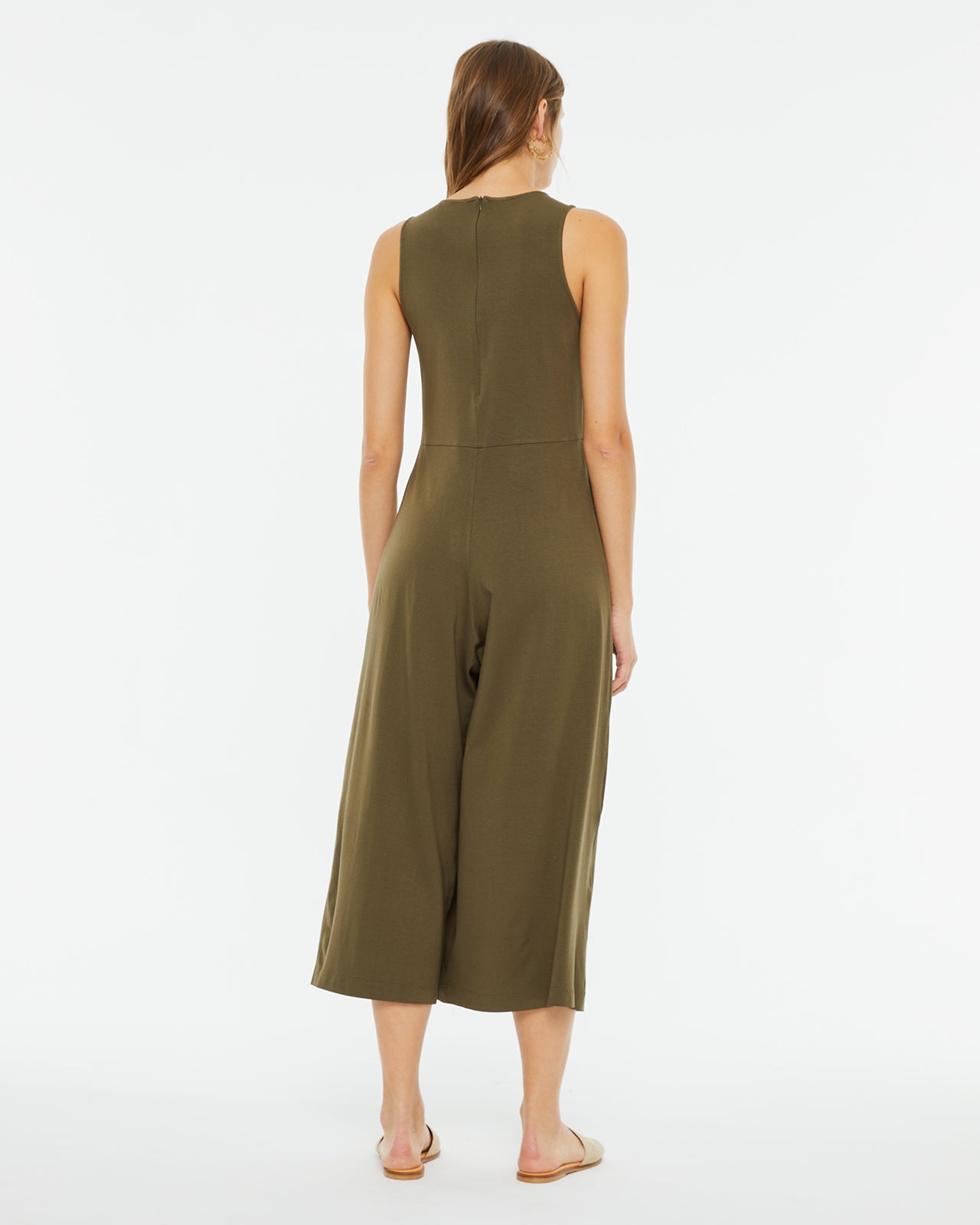 Long jumpsuit with cut out detail