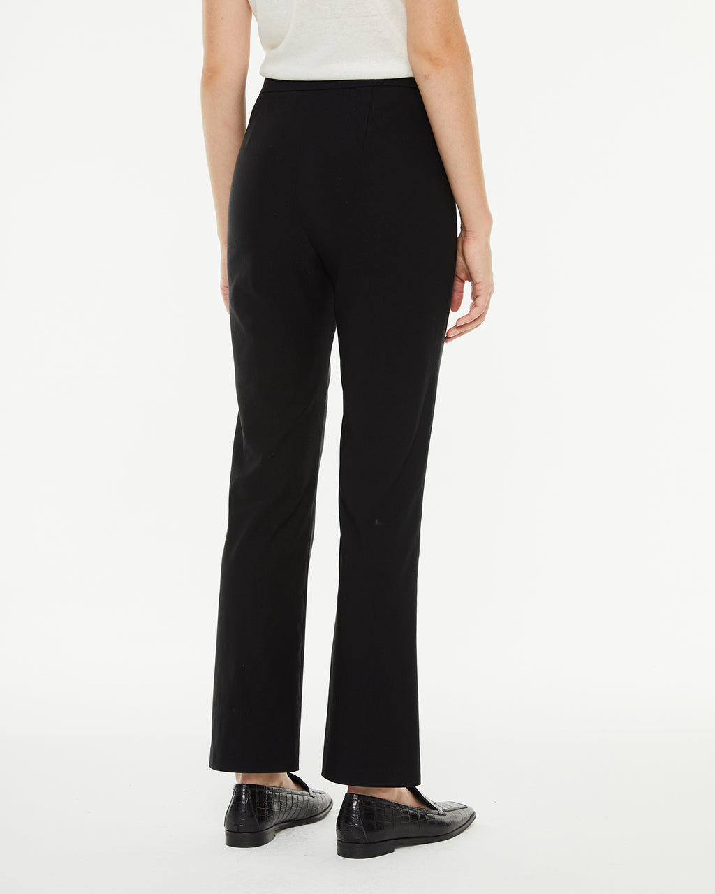 Stretch Capri Flare Pants