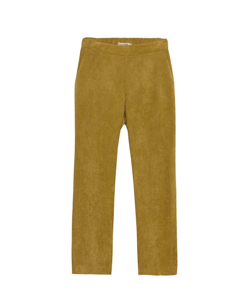 Straight corduroy trousers