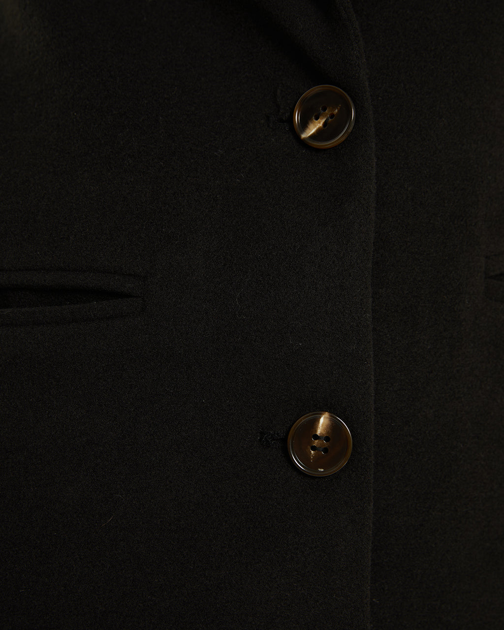 Abrigo largo bolsillos