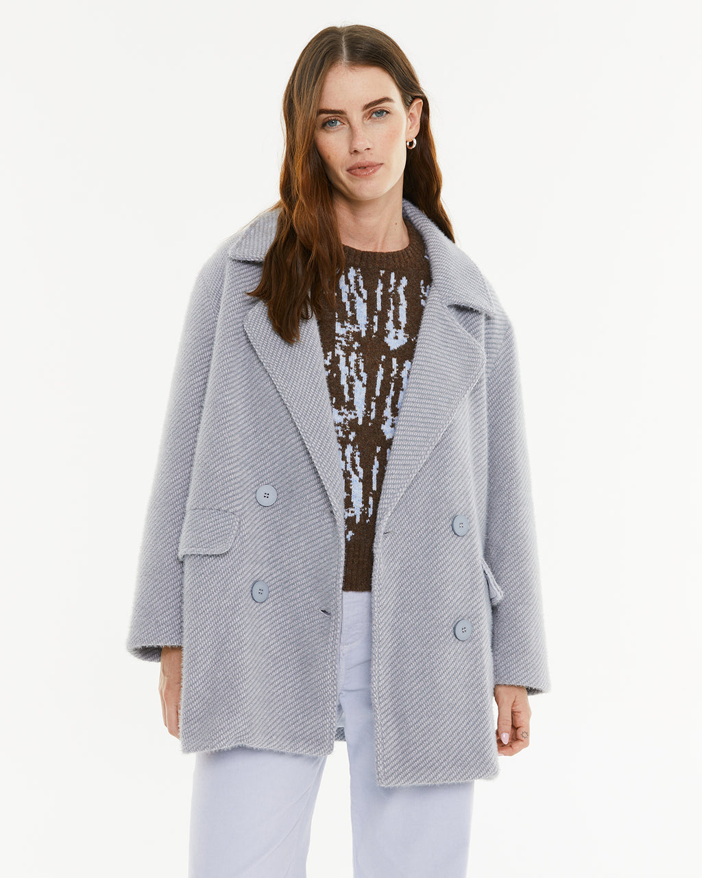 Abrigo corto efecto pelo