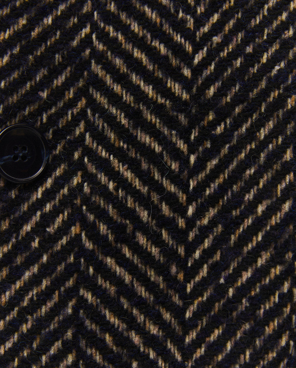 Short herringbone coat