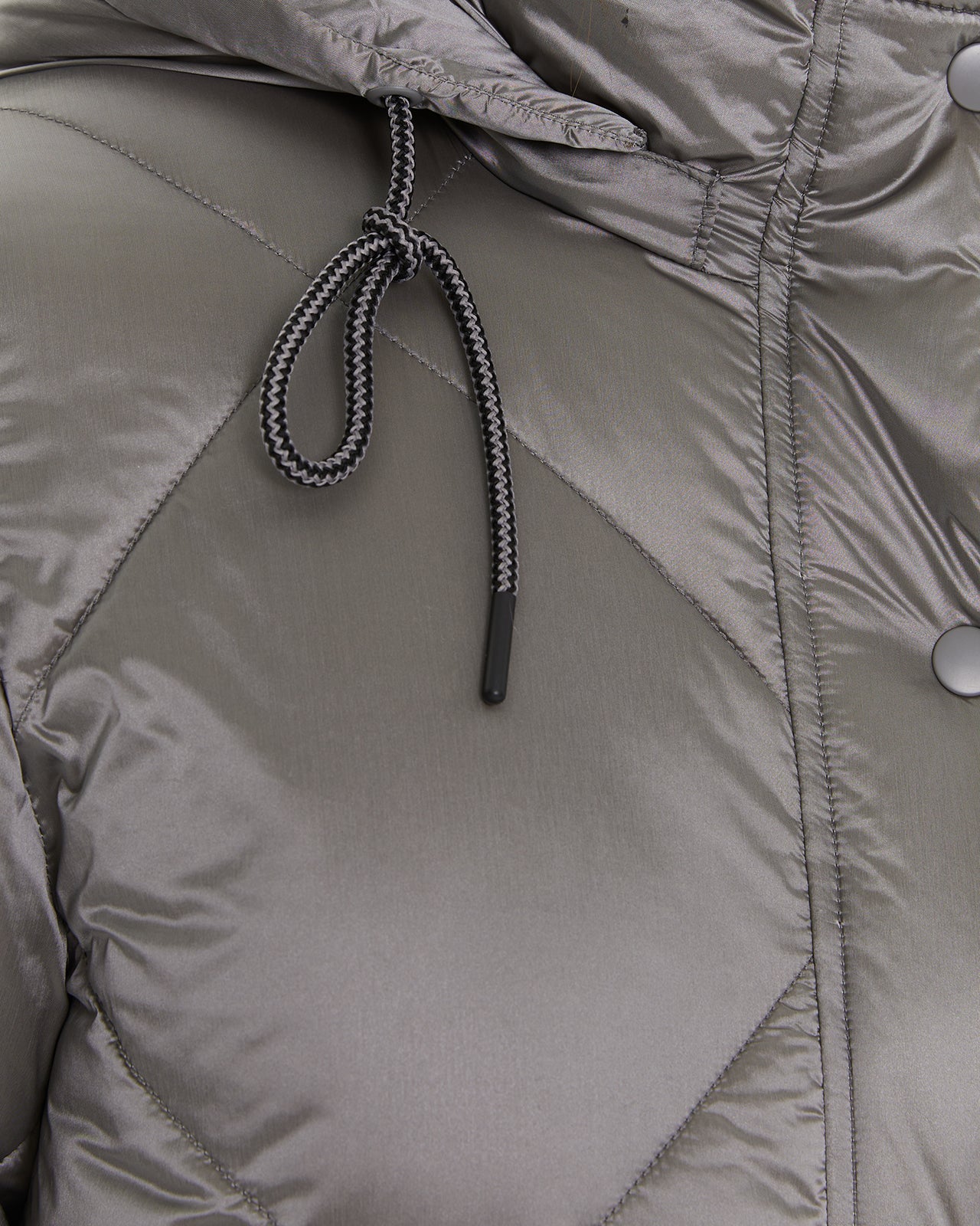 Down jacket with hood