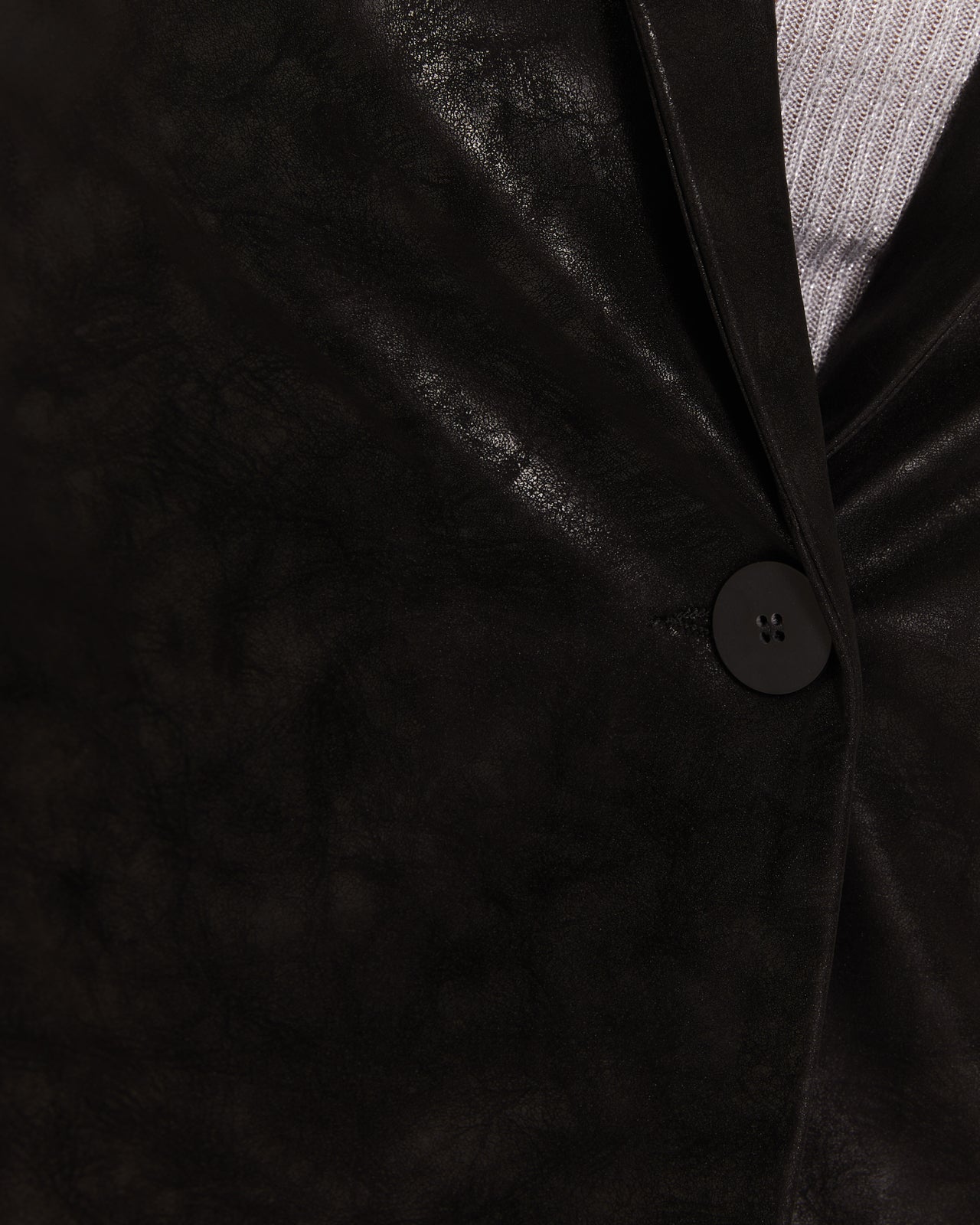 Blazer à revers et fermeture boutonnée