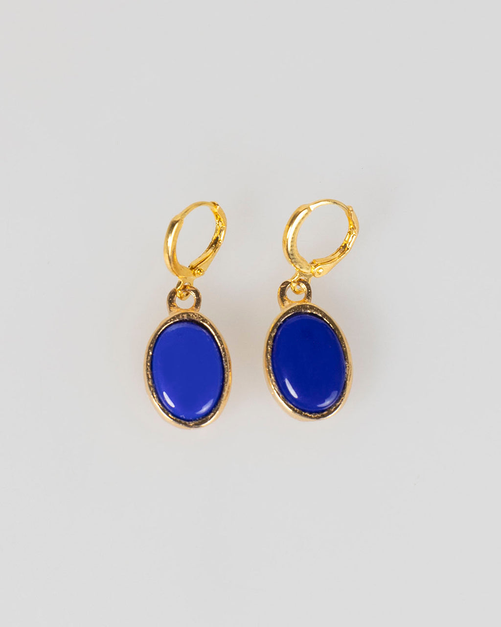 Pendientes piedra azul