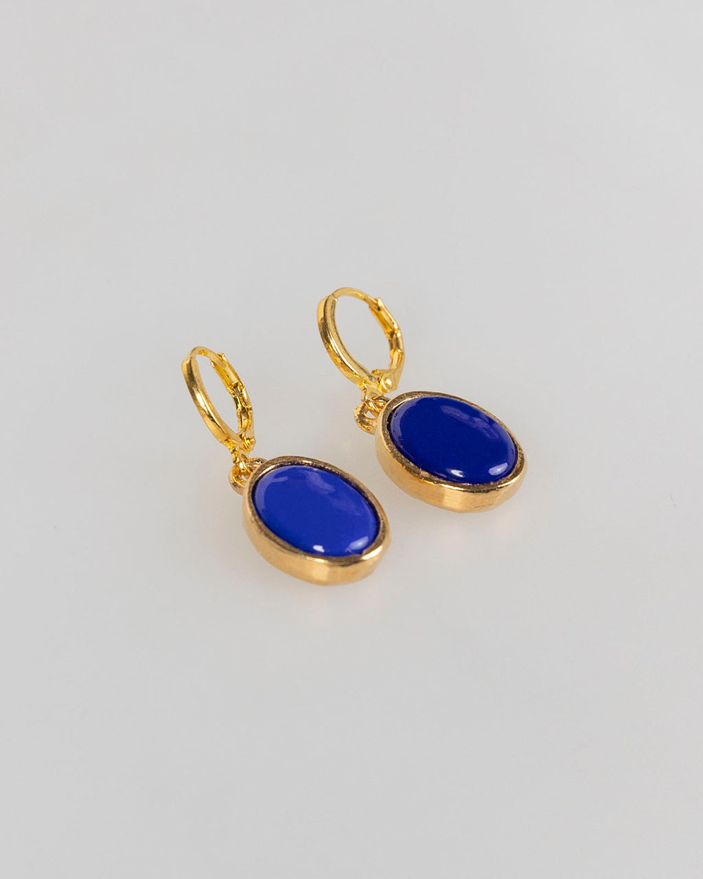 Pendientes piedra azul