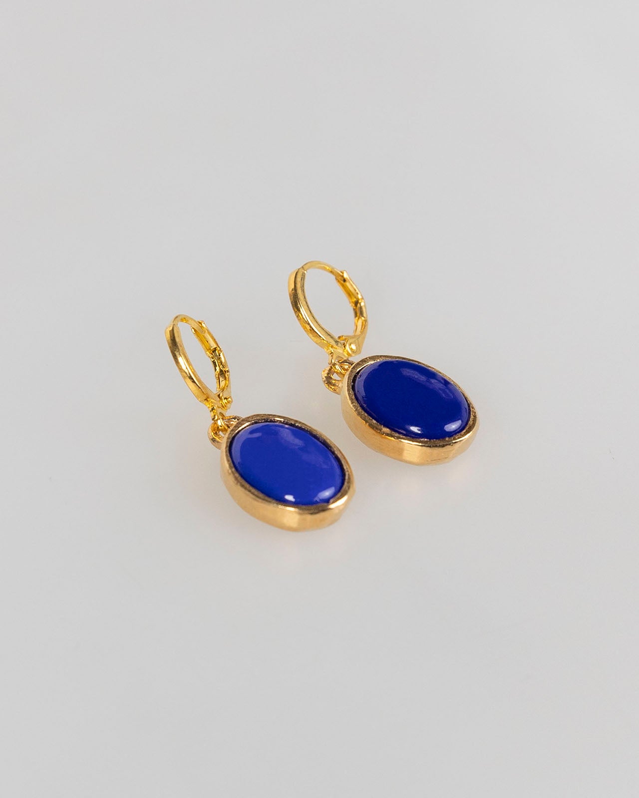 Pendientes piedra azul