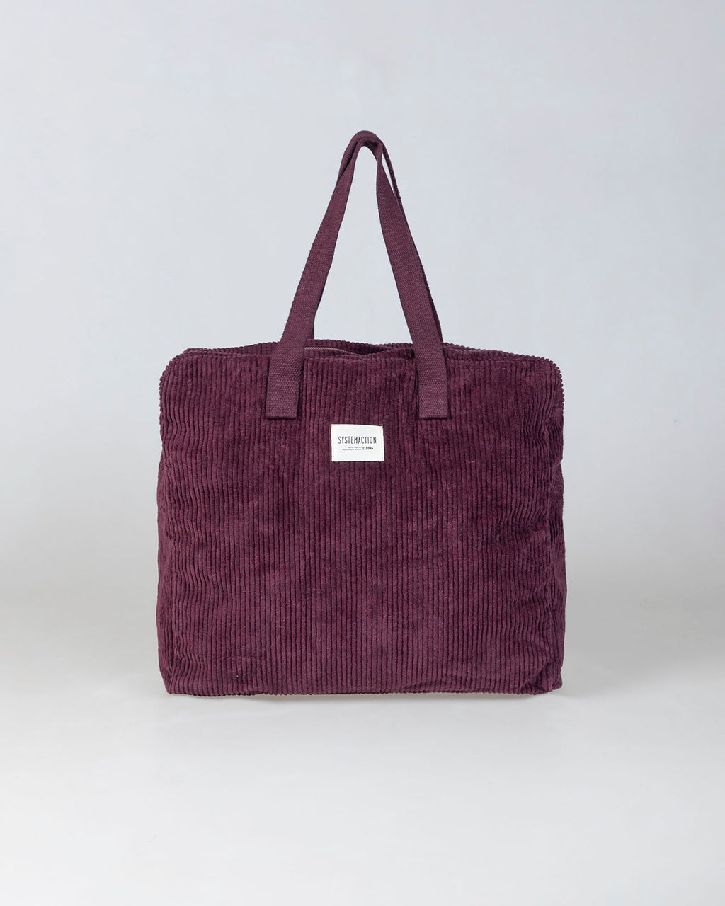Large corduroy bag