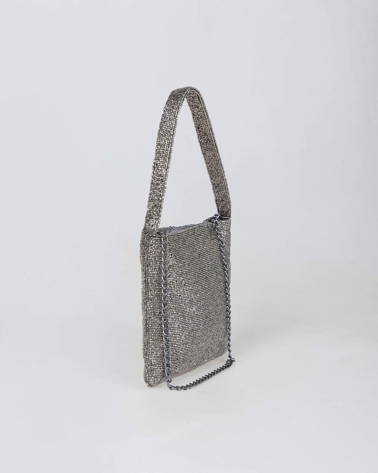 Sac de fête argenté