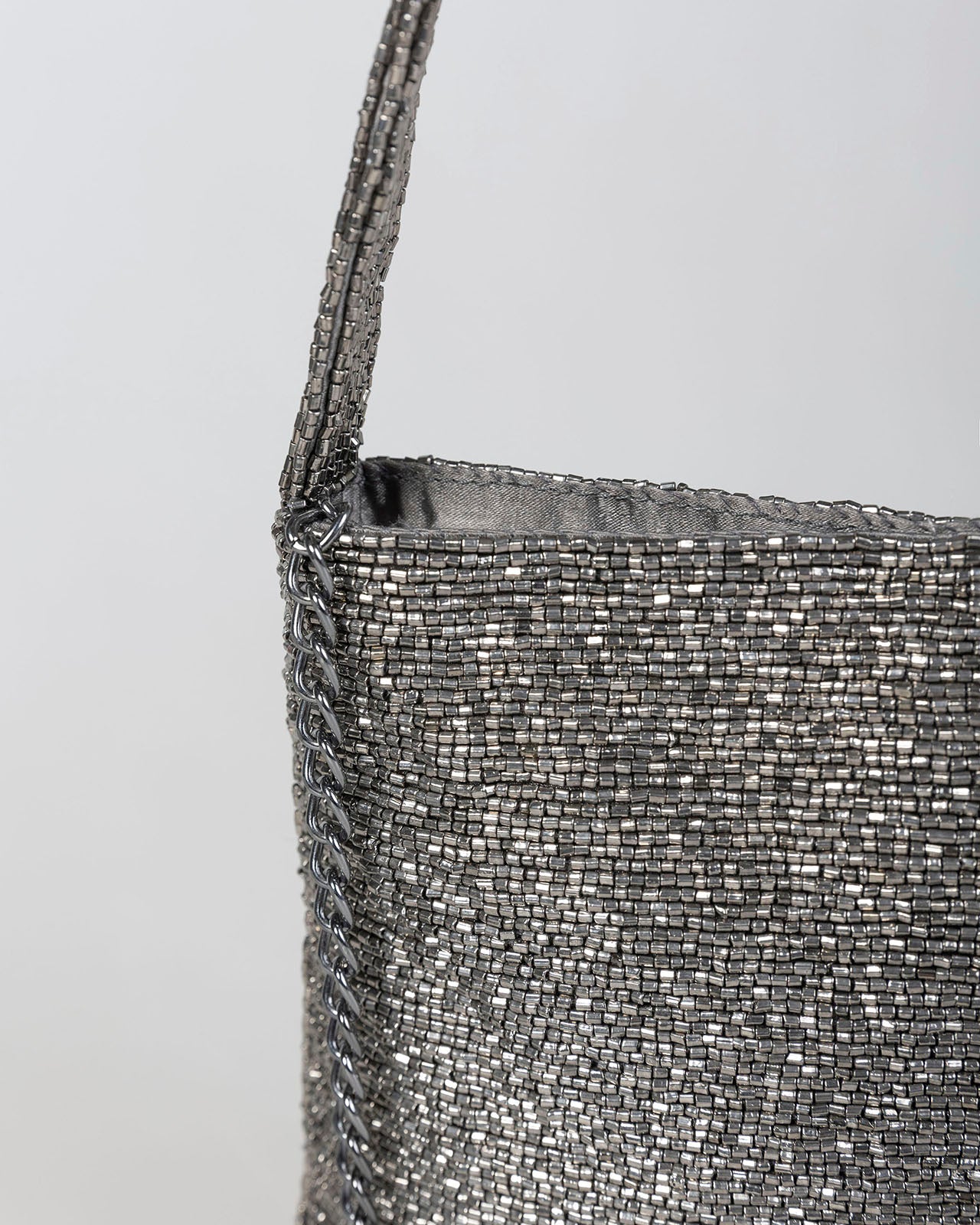 Sac de fête argenté