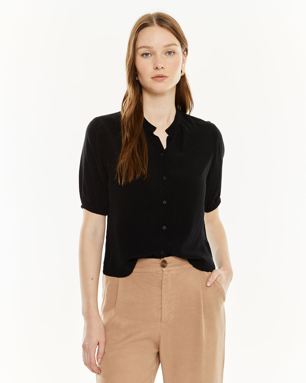 Camisa mangas abullonadas