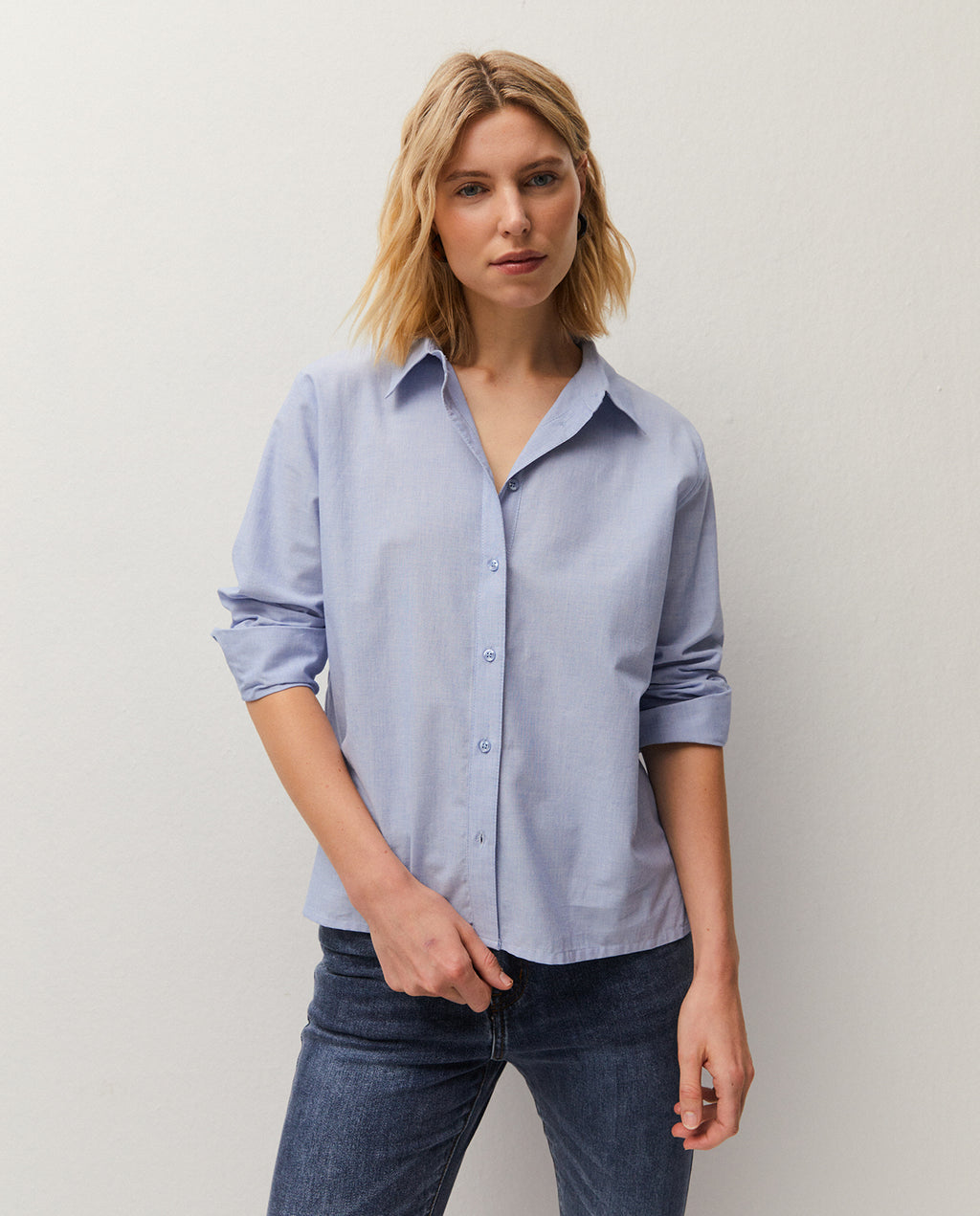 Camisa chambray
