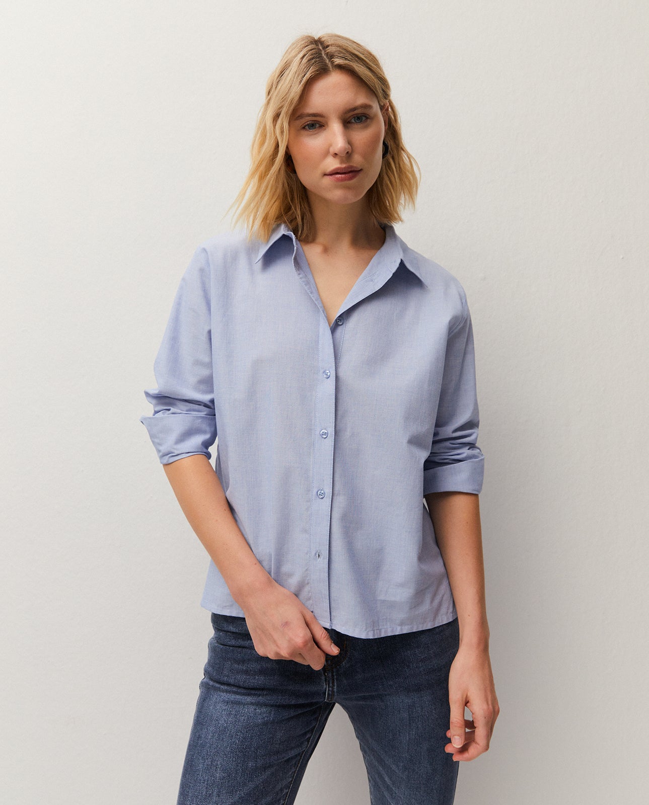 chemise en chambray