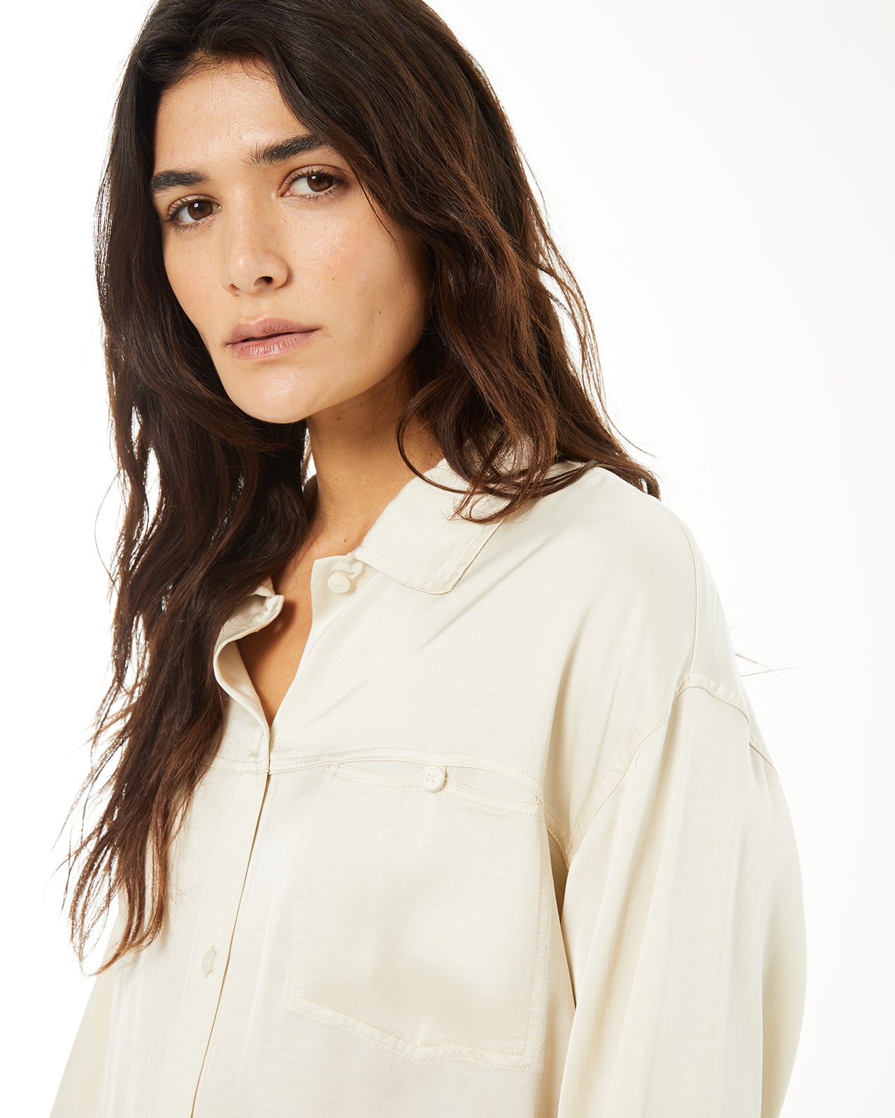 Chemise à poches avant