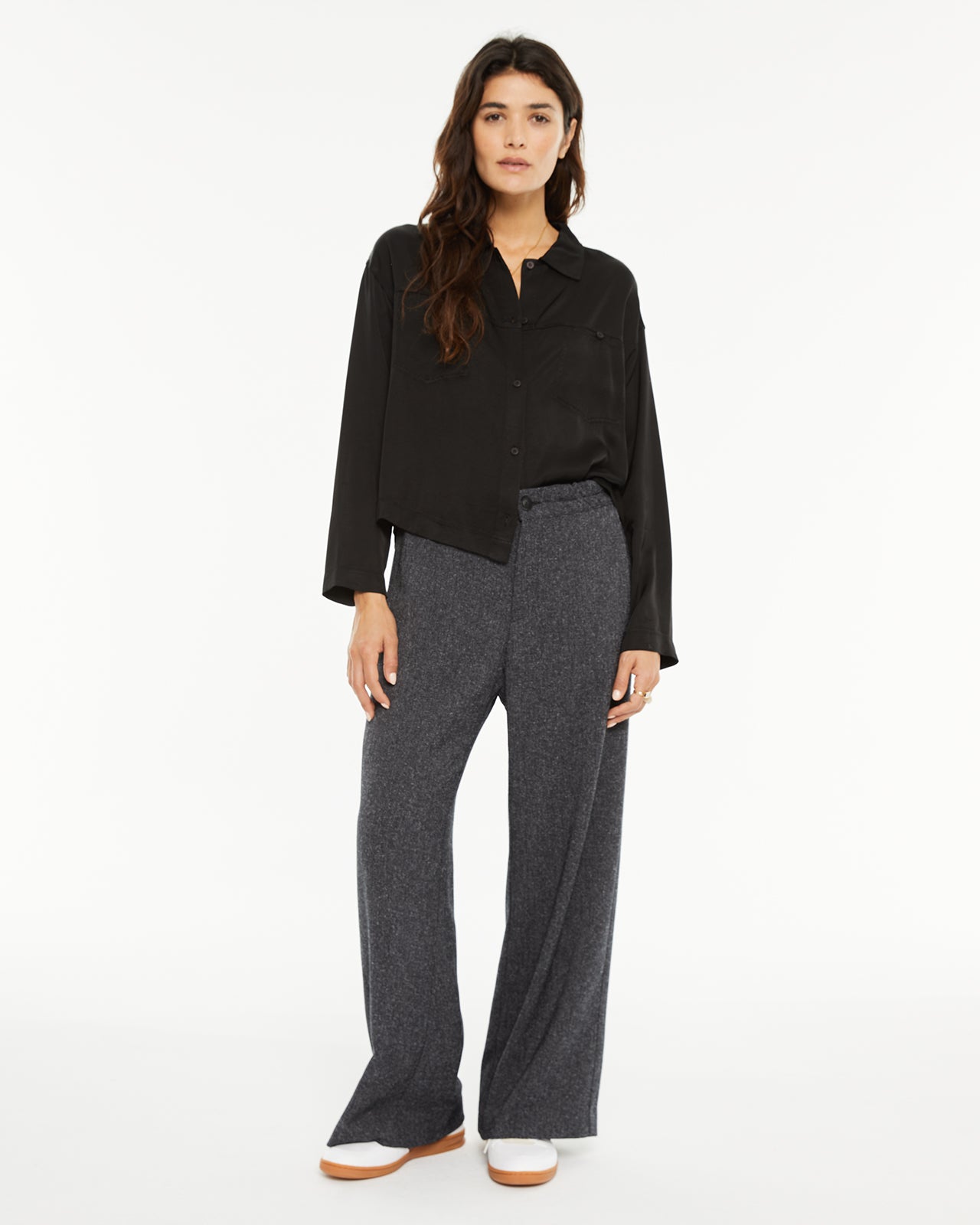 Chemise à poches avant