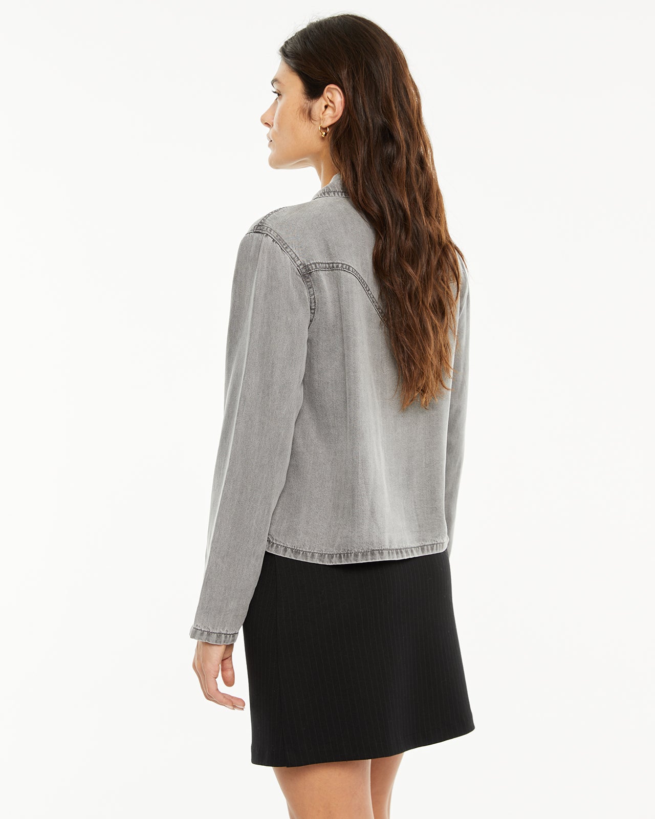 Chemise en Tencel avec poches